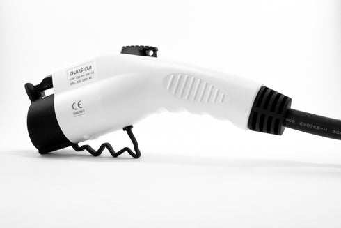 SPARK BLUE 32 Ladekabel - 1x32A - 7,2 kW - Type 1 støpsel - Elbilgrossisten
